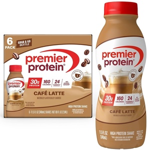 image:imagePremier Protein Shake Caf Latte 30g Protein No Added Sugar 24 Vitamins amp Minerals to Support Immune Health Coffee Beverage for Energy GlutenFree 115 fl oz 6 PackCafe Latte