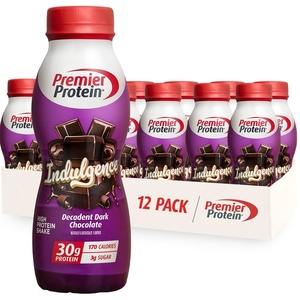 image:imagePremier Protein Shake INDULGENCE White Chocolate Raspberry 30g Protein 170 Calories 3g Sugar 115 fl oz 12 Pack Packaging May VaryDecadent Dark Chocolate