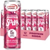 image:imagePremier Protein Sparkling Protein Soda Black Cherry 15g Whey 12 Pack  Soft Drink with Benefits 5 Ingredients No Artificial Colors or Flavors 3g Sugar 12 oz