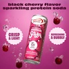 image:imagePremier Protein Sparkling Protein Soda Lemon Lime 15g Whey 4 Pack  Soft Drink with Benefits 5 Ingredients No Artificial Colors or Flavors 3g Sugar 12 ozBlack Cherry