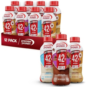 image:imagePremier Protein ULTIMATE 42g High Protein Shake Energy Caf Latte 4 Pack  Caffeinated 220 Calories 2g Sugar 24 Vitamins amp Minerals Supports Muscle Health GlutenFree Protein Snack 14 ozVariety Pack